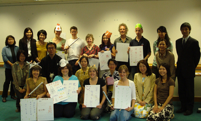 Refresher Course participants with StepOutNet members and Japan Foundation staff